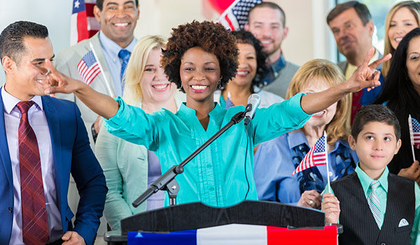 Candidates from all walks of life